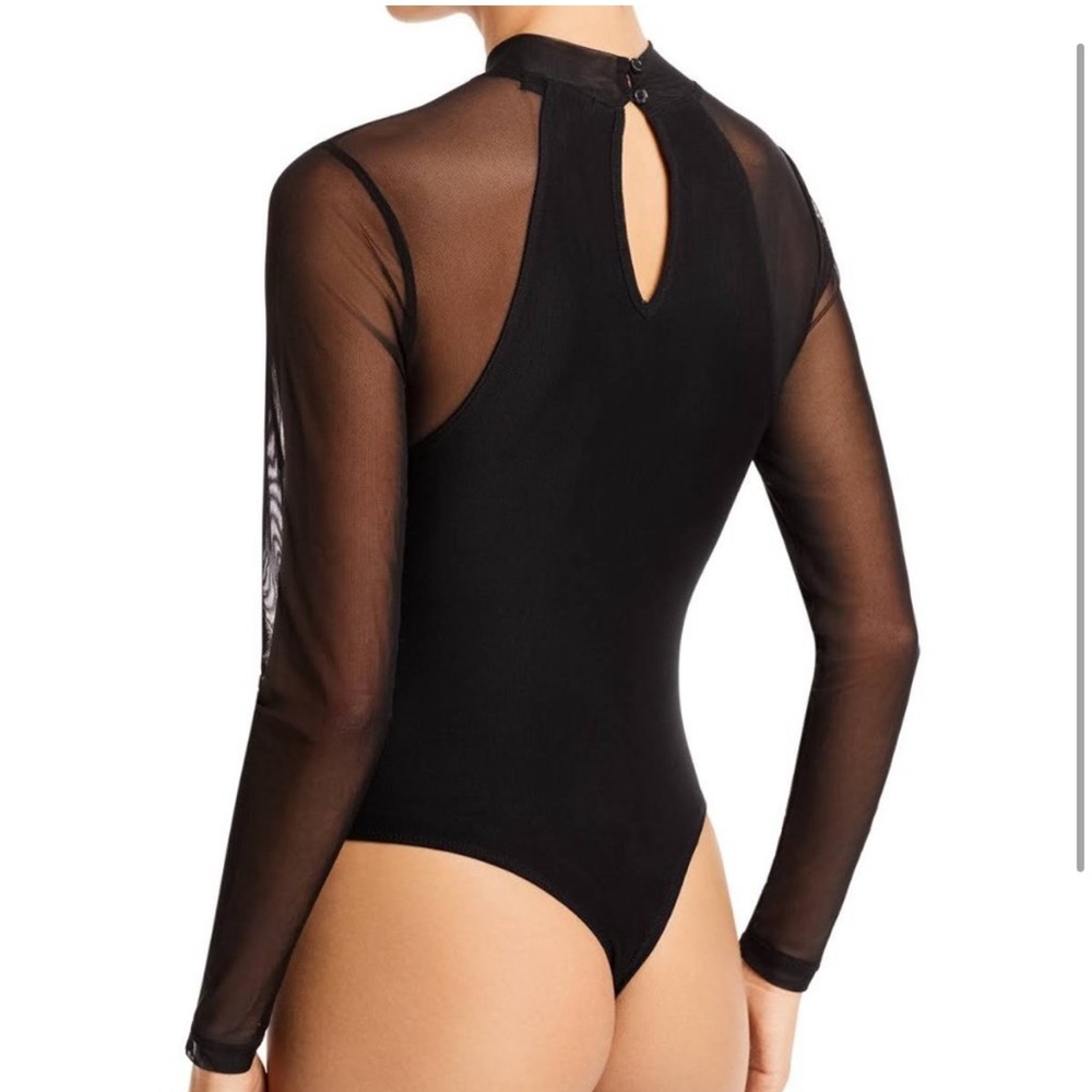 Aqua | Mesh sheer bodysuit